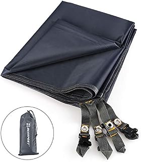Bessport Tent Footprint for 1-2-3 Person Tent Waterproof Camping Tarp with Drawstring Carrying