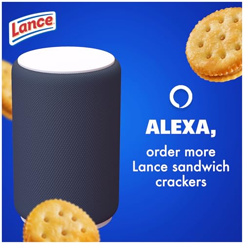 Lance Sandwich Crackers, Toasty Peanut Butter, 20 Individually Wrapped Packs, 6 Sandwiches Each