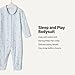 Amazon Essentials x Sofia Grainge Unisex Babies' Footless Sleepsuit, Pack of 2, Ivory/Geese, 6-9 Months