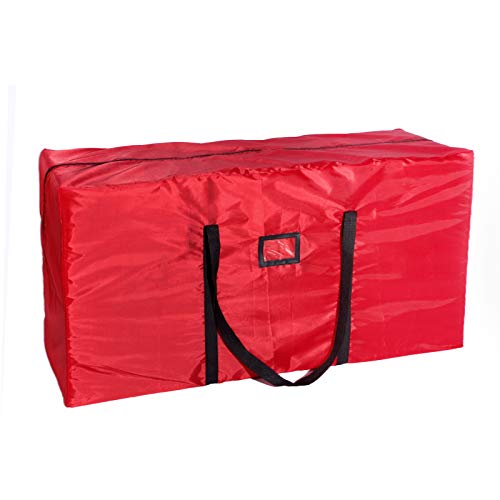 UHAPEER Saco de armazenamento para árvore de Natal, tecido Oxford 600D, 122 cm, impermeável, capa de transporte