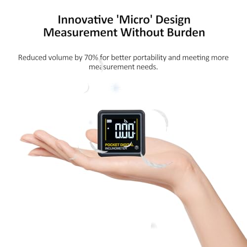Inclinómetro digital portátil con modo dual y pantalla LCD miniatura 2
