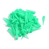 SODIAL(R) Plastic/Stainless Steel Industrial Dispensing Needle Tip, 18 Gauge, 0.84mm Opening Size, Green (Pack of 100)