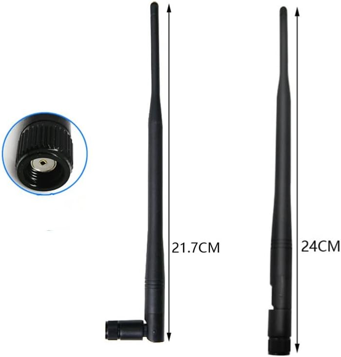 Miniatura 2 de Antena 4G LTE 7dBi RP-SMA macho (agujero interior antena celular compatible con 4G LTE Wireless CPE Router Hotspot Cellular Gateway Industrial IoT