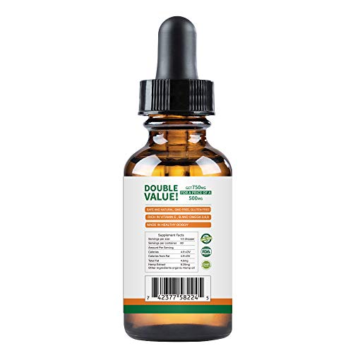 Eco Finest Hemp Oil For Dogs And Cats -Separation Anxiety And Pain Relief,Improve Mobility,Strengthen The Immune System,Helps To Pet Recovery & Sleep (750Mg-2Pcs) #TOP5