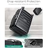 BAGSMART Carry On Luggage 22x14x9 Airline Approved with Spinner Wheels,Lightweight 20 Inch Luggage with TSA Lock,Expandable Hard Shell Carry On Suitcases for Men Women,Black