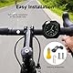 Tulov Motorrad Lenkeruhr, Motorrad Uhr wasserdicht – Aluminiumlegierung Quarzuhr mit Leuchtfunktion, Digitale Lenkeruhr für Motorräder, Fahrräder & Elektrofahrzeuge (Schwarz