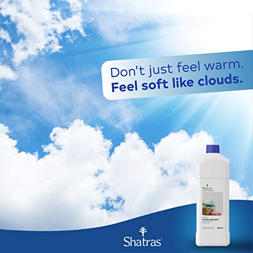 Image of Shatras Liquid Detergent 500 ml | Laundry Liquid for Fabric Care | Suitable for Top-Load and Front Load Machine and Hand Wash | Concentrated Laundry Detergent (500 ml)