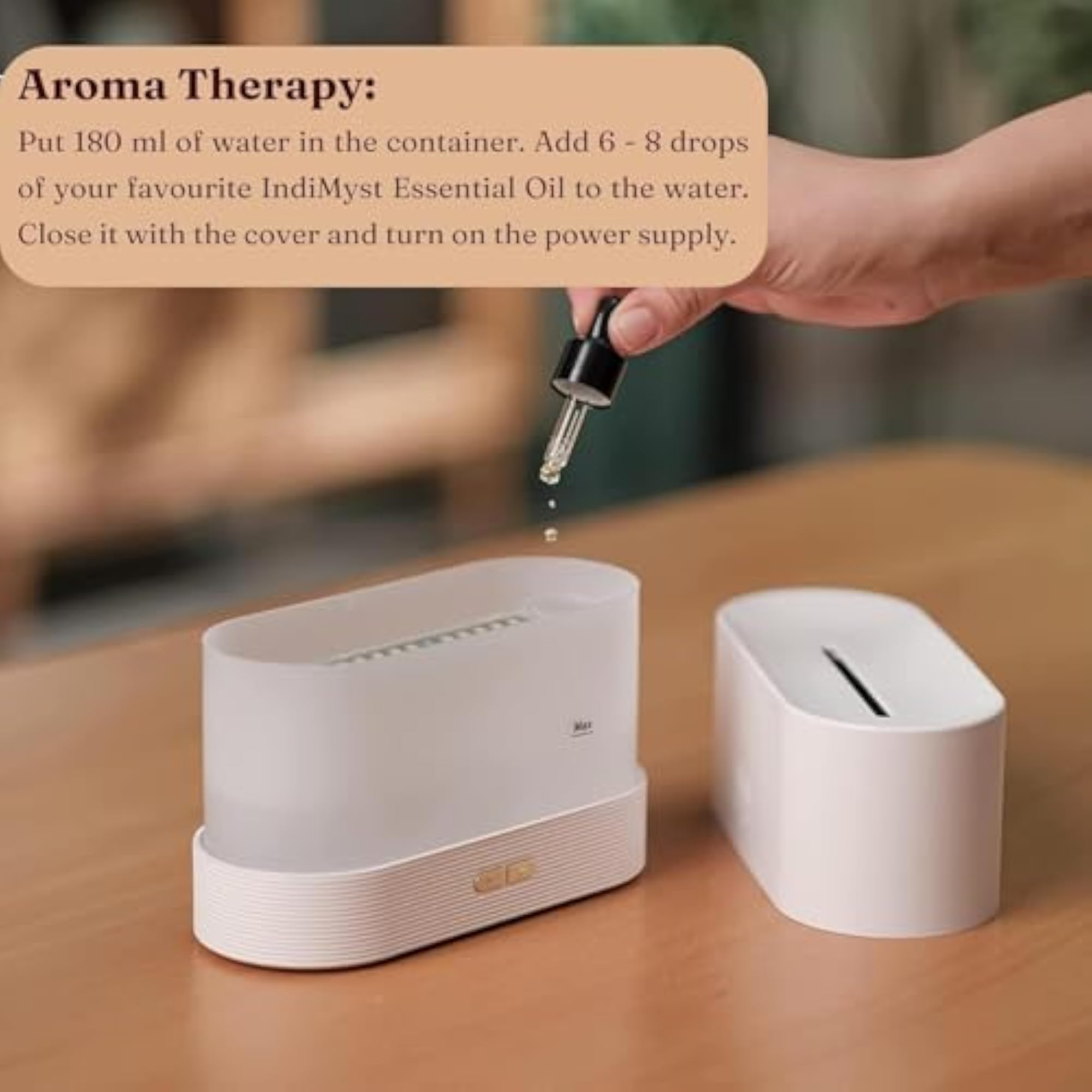 Flame Air Diffuser with Auto Shut-Off