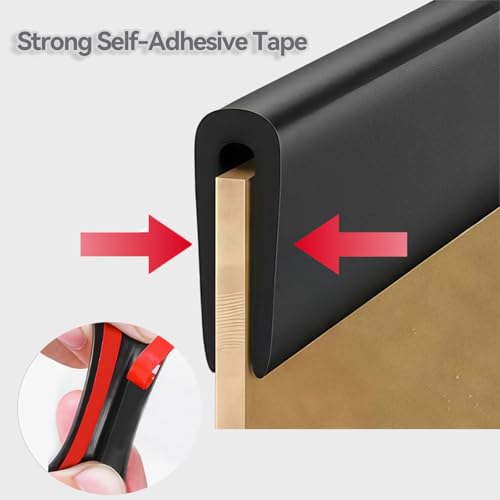 Zephyra Kantenschutz Selbstklebend 3m – U-Profil Gummi Kantenschutz für Bleche, Glasscheiben, Auto, Metall – Flexibel und Langlebig – Schwarz（5mm）