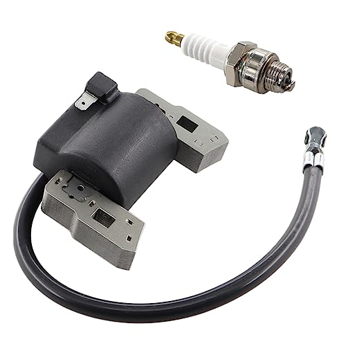 TOPREPAIR Ignition Coil Spark Plug for JM26 JM36 JS25 JS26 JS28 JS36 JS38 MIA12374 MIA11221 MIU13935 Mower