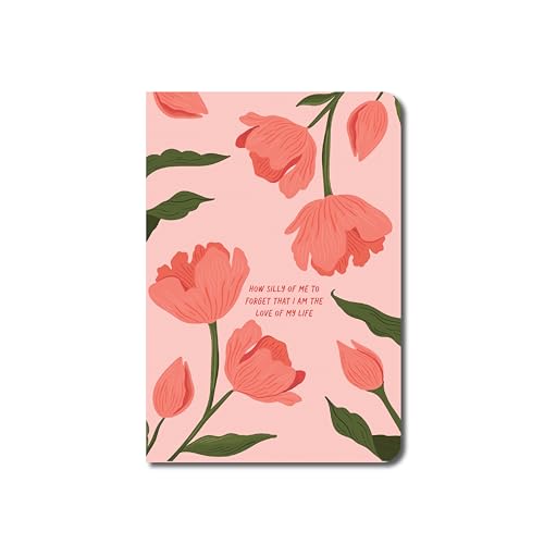 Image of FACTOR NOTES A6 Notebook (Love of My Life) | Ruled, 160 Pages, 90 GSM Thick Paper | Cute Aesthetic Notebook for Women