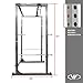 Valor Fitness Power Rack Squat Rack w/Multi Grip Pull Up Bar - Plate Storage and Bundle Options - Weightlifting Home Gym Equipment -2.5