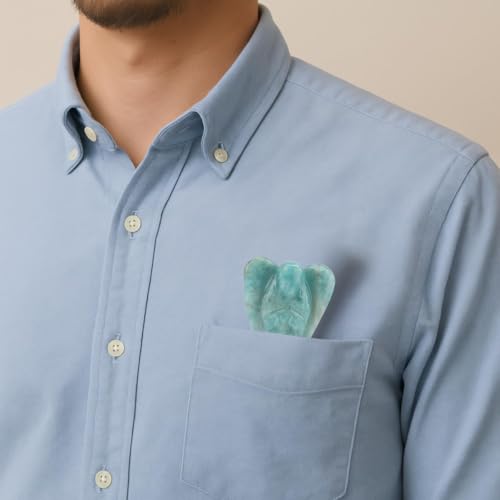 Figura Ángel Amazonita de 2 Pulgadas miniatura 4