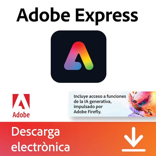 Adobe Express Premium|Plan de prepago 1 año|Web, Android e iOS|10...