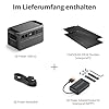 DJI Power 2000 tragbare Powerstation, 2048 Wh LFP-Akku, 3000 W Ausgangsleistung, in 45 Min. von 0% auf 80%, kompakte Größe, 400W flexibles Solarpanel, Wohnmobile, Generator für den Hausgebrauch