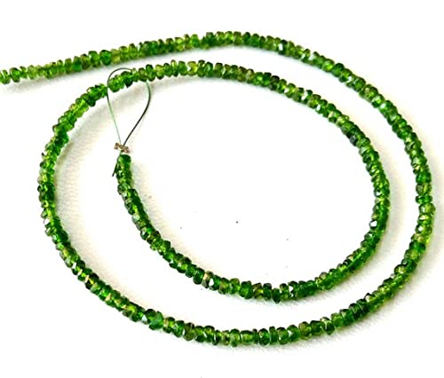 Chrome diopside perles facettées d'exception 2-2.5mm de qualité supérieure - 3