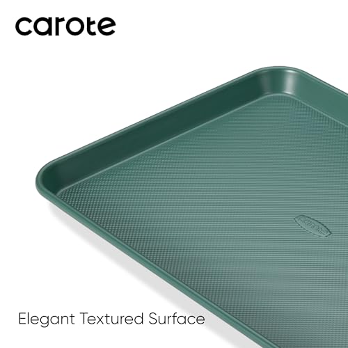 Save 60% on CAROTE 3-Piece Baking Pan Set - Deep Olive Green - Image 4