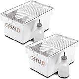 Nimzo Small Lab Cage - Mouse Breeding & Weaning Cage, 2-Pack with 250ml Bottle