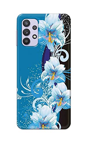 Image of PRINTFIDAA Beautiful Floral Design Printed Designer Hard Case for Samsung Galaxy A32 5G Back Cover -(e) RPM1006