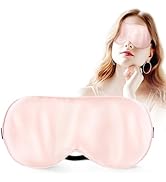 Sleep Mask Silk Soft Comfortable - Night Blindfold for Women and Men, Cooling & Breathable Eye Co...