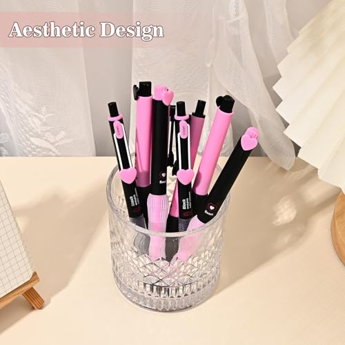 Stylos gel cœur pour journal intime et organisation de bureau créative