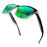CGID Gafas de Sol Polarizadas Hombre y Mujer Retro Deportivos 80's Ultra Light Protección UV400 MJ17