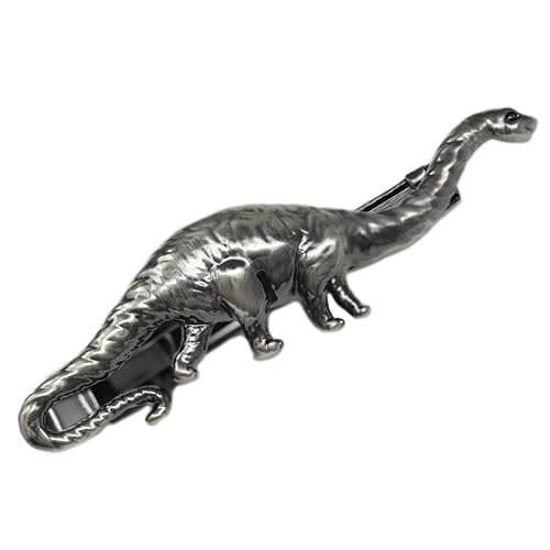 Brush Gunmetal Animal Crocodile Tie Clip With Box Dinosaur Tie Bar Lobster Tie Clasp2
