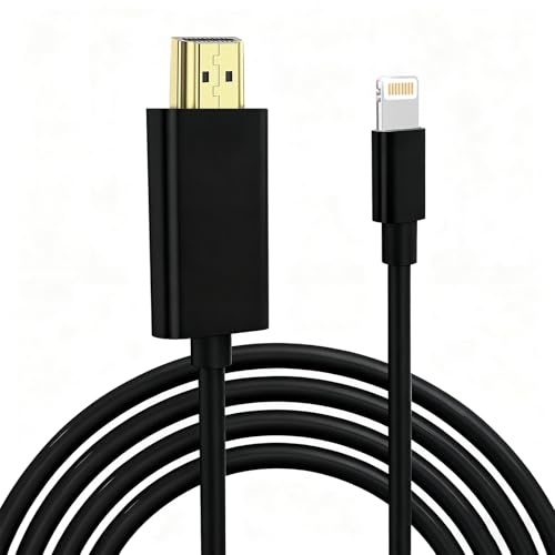 Image of KikoSaka Lightning to HDMI Cable for iPhone TV Adapter Apple MFi Certified