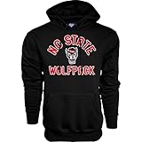 Blue 84 Men's North Carolina State Wolfpack Hoodie Line Up Secondary Color, North Carolina State Wolfpack Black, X-Large