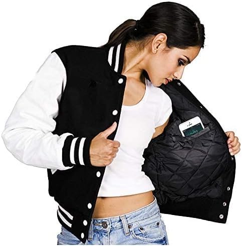 Stewart & Strauss Wool and Vinyl (Faux Leather) Varsity Jackets - Image 2