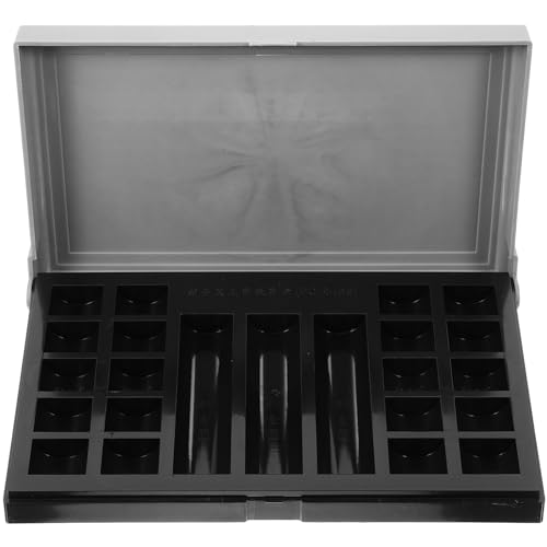 NUOBESTY 4 Piezas caja de monedas decoración Cesta de almacenaje organizadores y almacenamiento encimera caja monedas estuche monedas titular de monedas monedero resistente el plastico