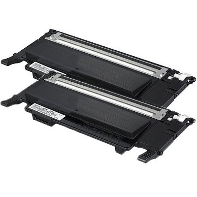 FuturPrint 2 tóner Compatibles Negro para Samsung CLT-K4072S/CLP-320/CLP-320 N/clp-320 W/CLP-325/CLP-325 W/clx-3180/CLX-3185/CLX-3185FN/CLX-3185FW/CLX-3185 N/CLX-3185 W con Chip de 1500 copias Cada