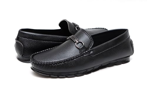 Image of Heels County Faux Leather Loafers Shoes for Men
