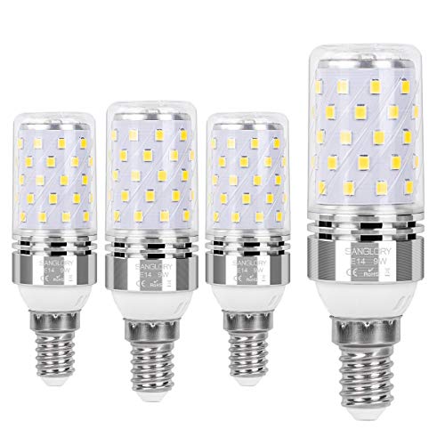 Bombillas Led E14 Luz Fria SanGlory 9W E14 LED del Maíz de La Lámpara, Blanco Frio 6000K, Ángulo de Haz 360° 950 Lumen Equivale a 80W Incandescente,...