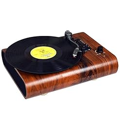 Tourne-Disque Vinyle/Platine Bluetooth avec Sortie USB pour Conversion et Trois Vitesses de Lecture-Na Vie Intéressante - Les Beatles, Paul McCartney, John Lennon, RIngo Starr, George Harrison