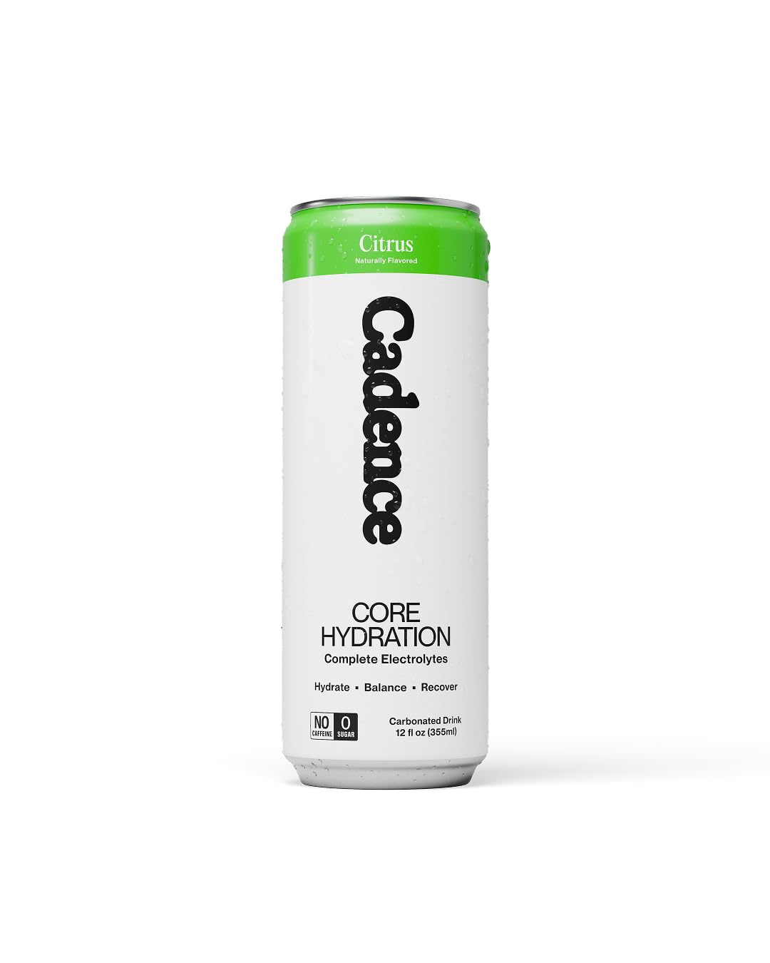 Electrolyte Drink - Citrus Flavor, 355ml x 12 | Science-Backed Hydration | Zero Sugar, Zero Caffeine | Vegan, Keto & Paleo Friendly | Sodium, Potassium & Magnesium for Performance & Recovery