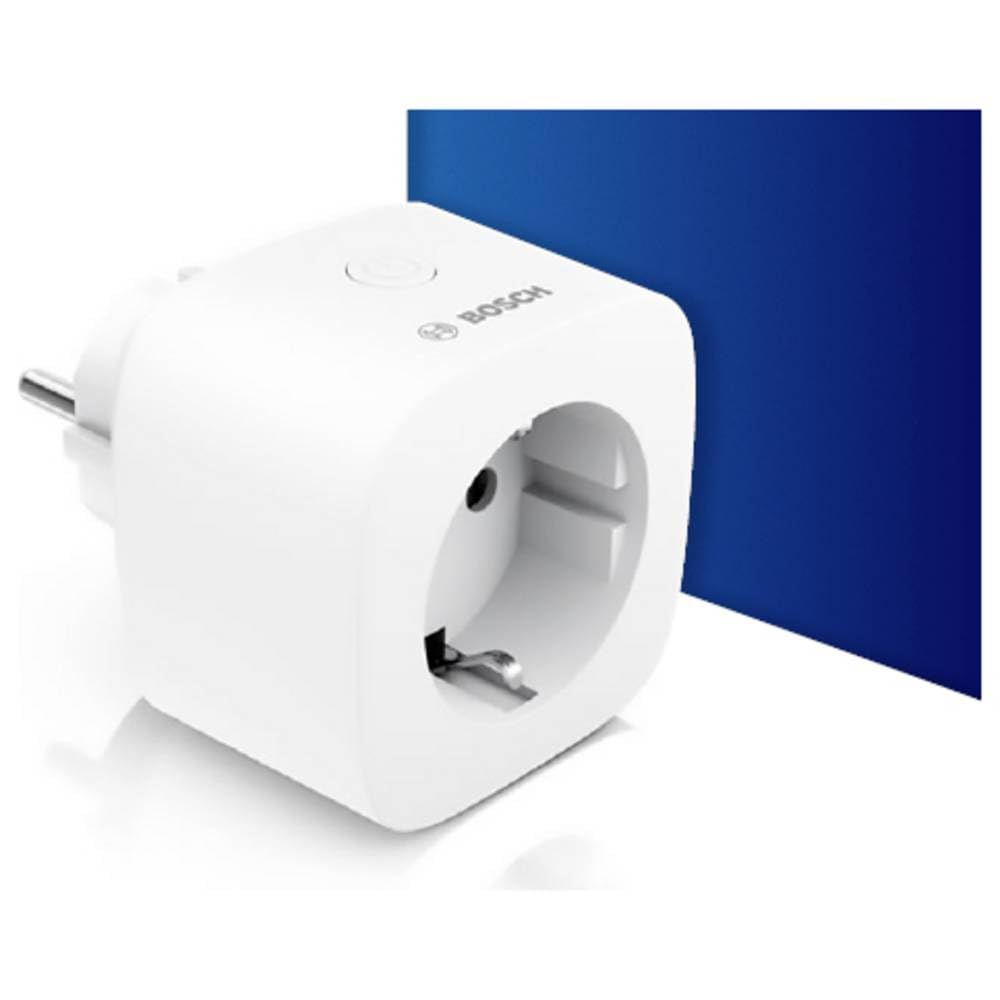 Bosch Prise intelligente intelligente compacte [+M], prise intelligente, application contrôlable avec fonction d'économie d'énergie Utilisation flexible dans le système Bosch Smart Home ou