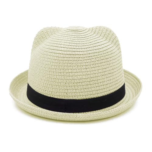 Image of VRITRAZ Baby Boy's and Girl's Kids Children Cute Printed Cartoon Gift Summer Fancy Dress Straw Fasion Hat Cap 1