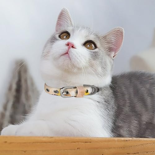 Collier rouge coquelicot pour petits chiens et chats ajustable - 6