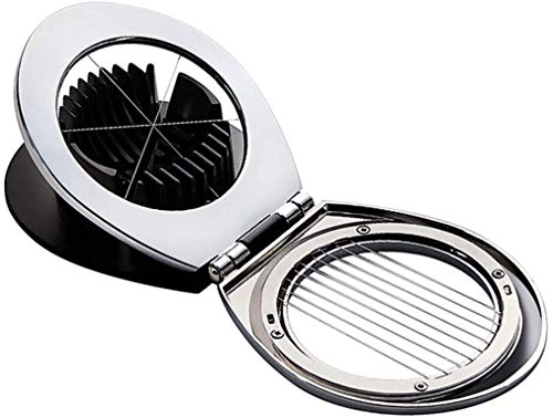Egg Slicer Egg Cutter Egg Wedger For Hard Boiled Eggs ,Stainless Steel Wire With 3 Slicing Styles #TOP1