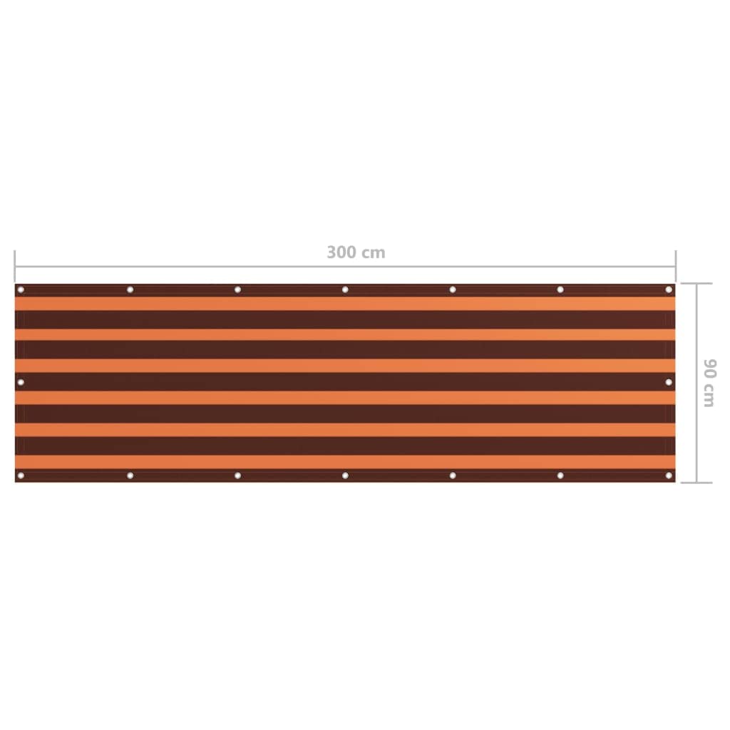 Schermo da balcone Grigio chiaro x resistente ai raggi UV e all'acqua per esterni giardini terrazze balconi patio con occhielli in alluminio e facile assemblaggio