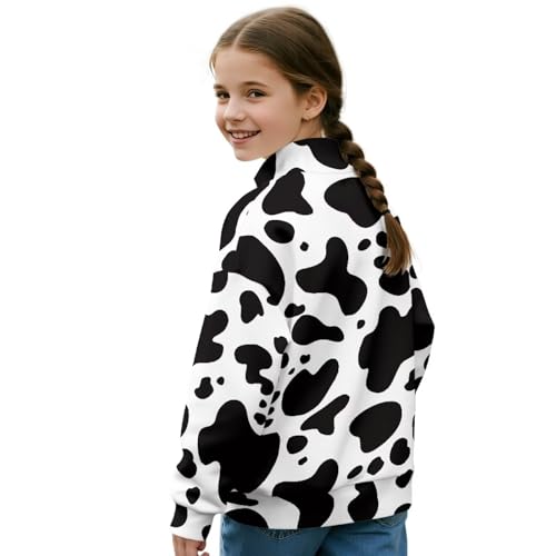 Girls Half Zip Sweatshirt Long Sleeve Pullover Tops Fall Outfits Lightweight Fashion Winter Clothes for Teen Girls3