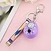 Llavero con diseño de juegos de roca, tijeras, juguete, llavero, huevos de coche, llavero, llavero, llavero, llavero, joyería de coche, color morado