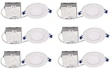 77229 9W 4RND LED SLIM DOWNLIGHT 30K-ES-