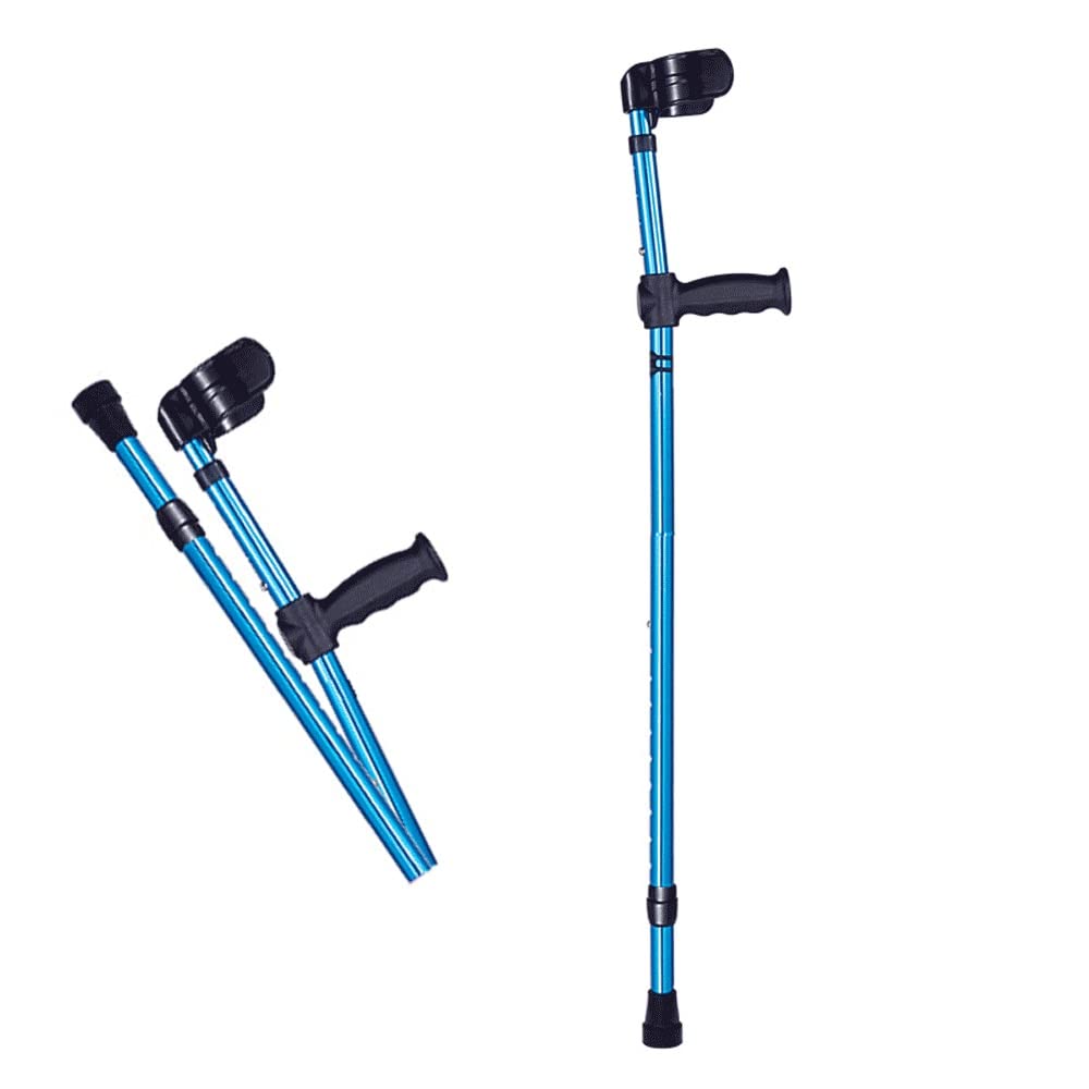 Oovoo Men's Onecolor Forearm Crutches Adjustable Elbow Crutches Adults, Lightweight Mobility Aid For Elderly, Ergonomic Cuff Crutches For Wo