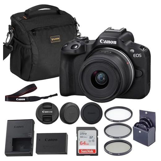 Canon EOS R50 Mirrorless Camera Bundle