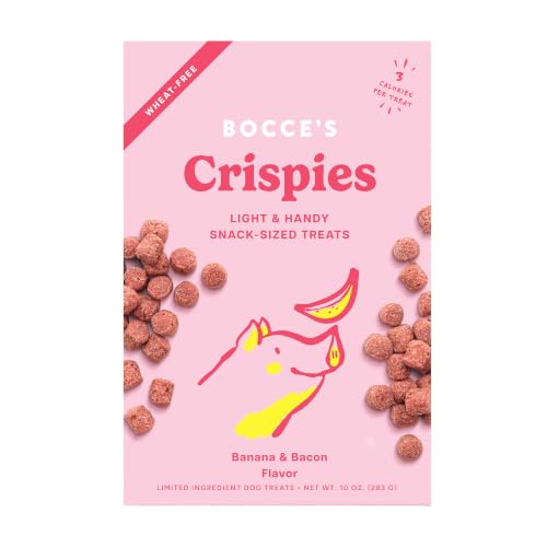 Bocce's Bakery Banana Bacon Crispy Dog Treats, 10 oz