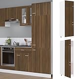 Jiangboyue-815602 - Mueble frigorífico (60 x 57 x 207 cm),color marrón