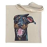 doberman tote bag doberman gift doberman lover gifts