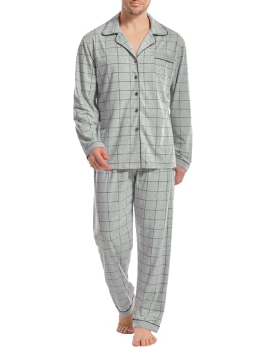 iClosam Pijama Invierno Hombre Algodón Pijamas para...